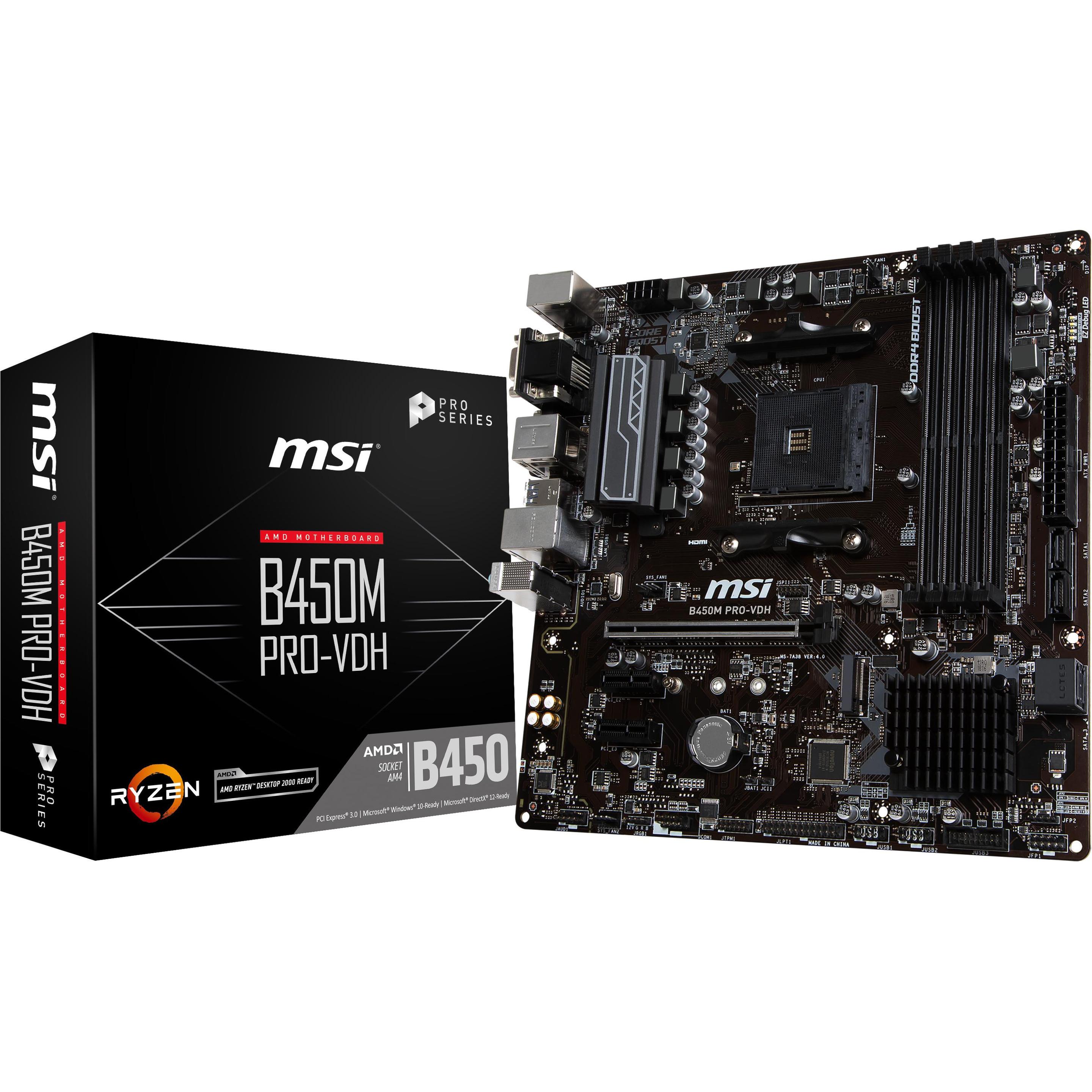 MSI B450M Pro-VDH V2 buy at Galaxus