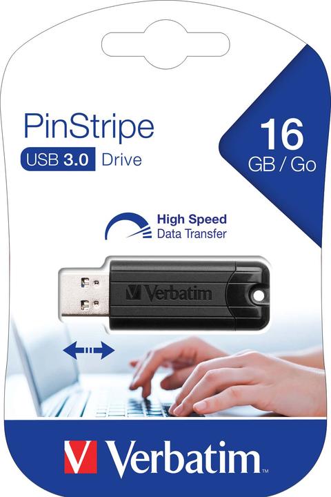 Actual product image Verbatim Store 'n' Go Pin Stripe (16 GB, USB-A)