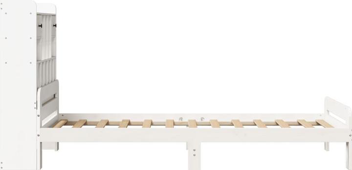 Image du produit vidaXL Bett mit Regal (140 x 200 cm)