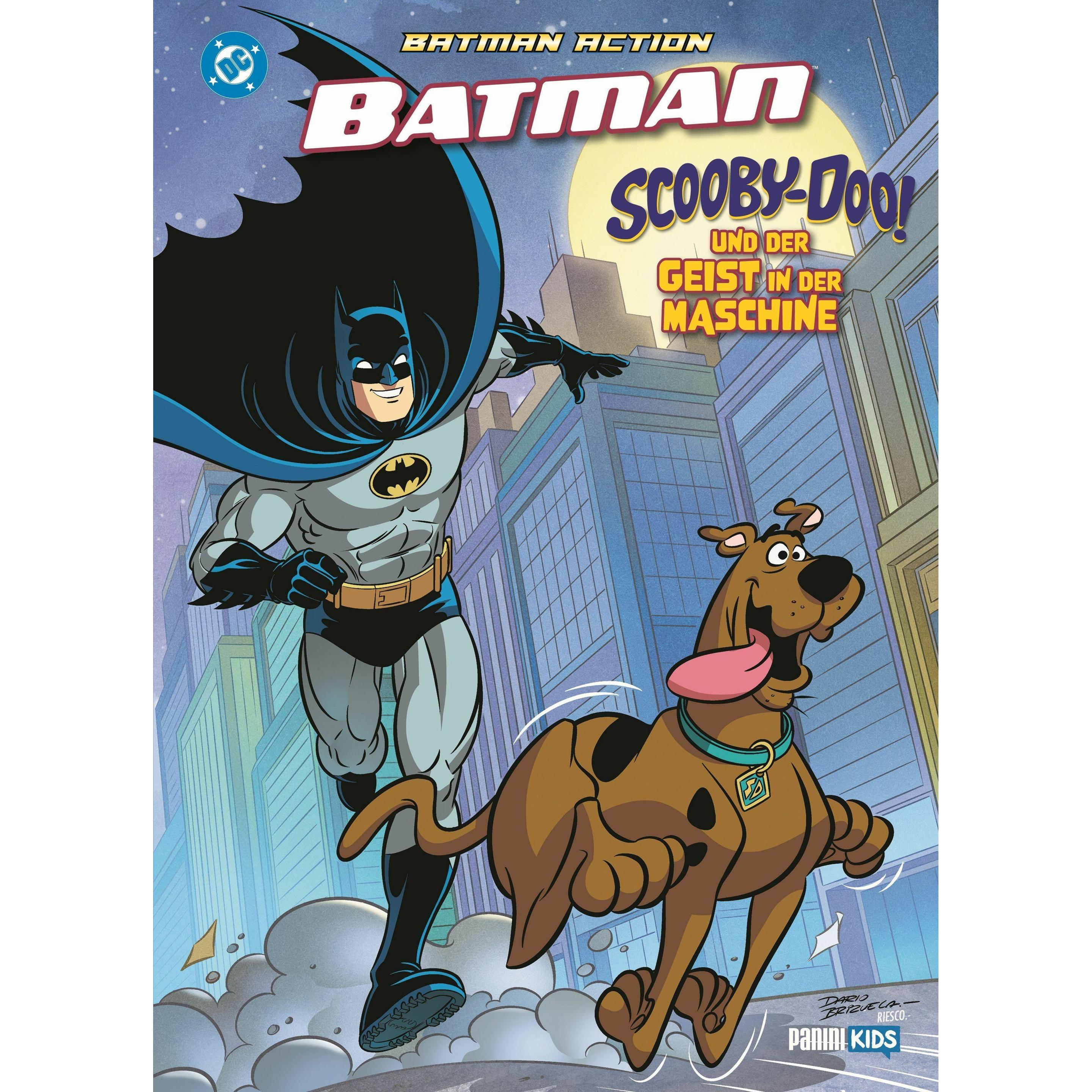 Batman Action: Scooby-Doo! und der Geist in der Maschine, Narrativa di Giuseppe Torres, Marcelo Di Chiara, Carolin Hidalgo, Matthew Cody, Pesce allegr