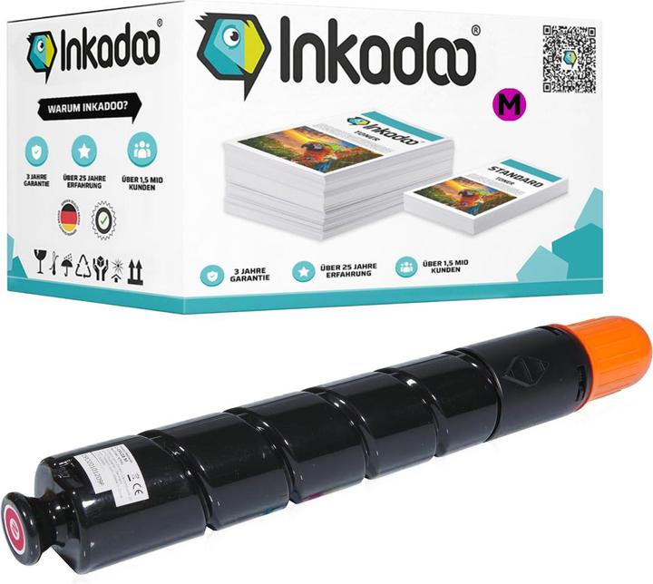 Actual product image Inkadoo Toner compatible with Canon 2797B003 / C-EXV28 toner, magenta magenta (M)