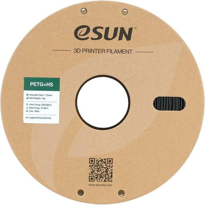Produktbild eSUN EPETG+HS 1,75mm SOLID WHITE 1kg (PETG, 1.75 mm, 1000 g, Weiss)