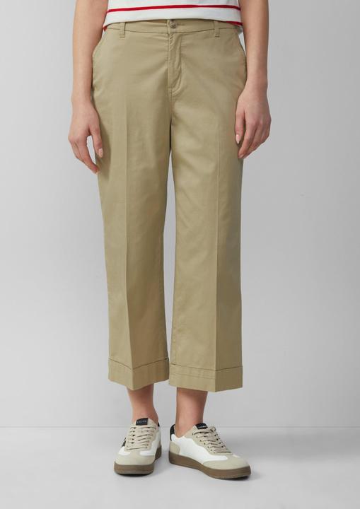 Actual product image S.Oliver Hose High-Rise-Culotte aus Baumwollstretch mit Bügelfalten (40)