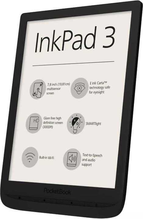 Image du produit PocketBook InkPad 3 (7.80", 8 Go, Noir)