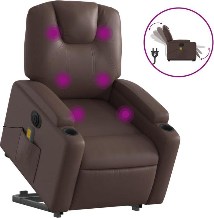 Image du produit vidaXL Massagesessel mit Aufstehhilfe