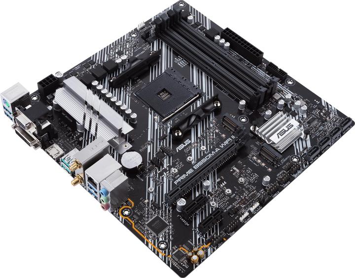 Productafbeelding ASUS MB PRIME -A WI-FI II AMD,AM4,DDR4,mATX (AM4, AMD B550, mATX)