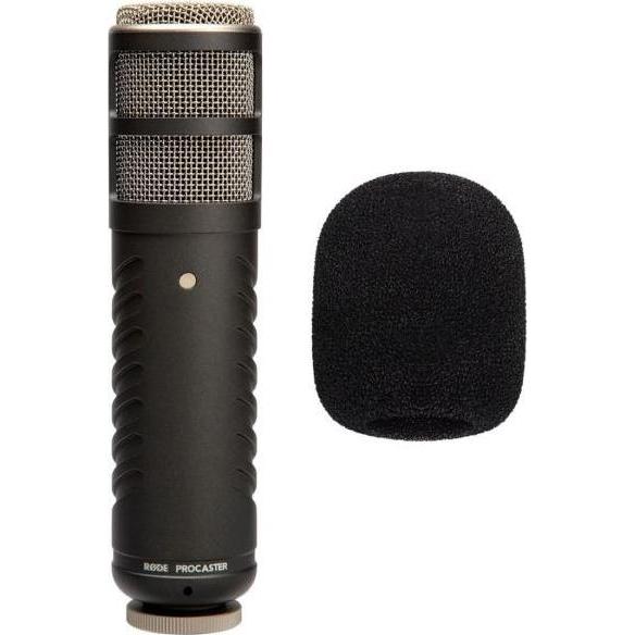 RØDE Procaster -Mikrofon mit WS02 Windschutz, Mikrofon