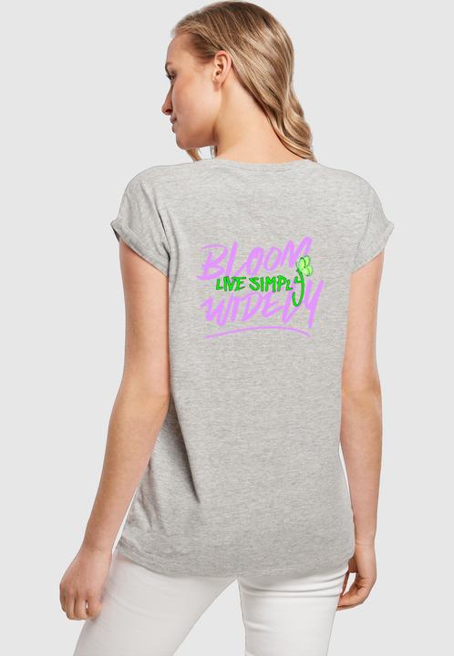 Produktbild Merchcode Ladies Never Too Late Extended Shoulder Tee - 111665 (3XL)
