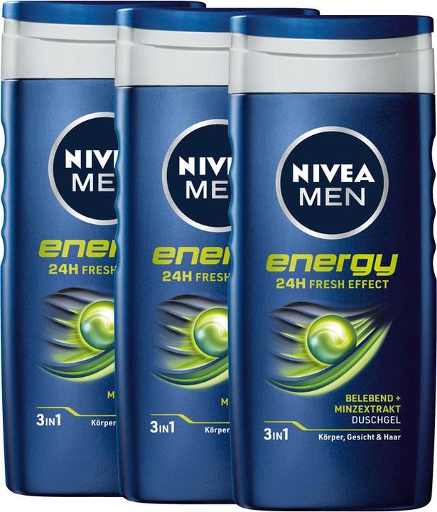Actual product image NIVEA MEN Energy Trio (750 ml)