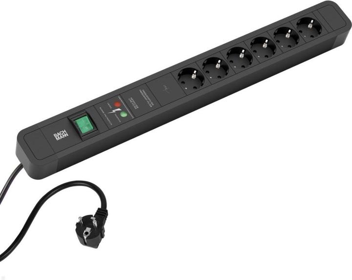 Produktbild Bachmann PRIMO 2 6xCEE7/3 1xGVS (6x, CEE 7/3, 2 m)