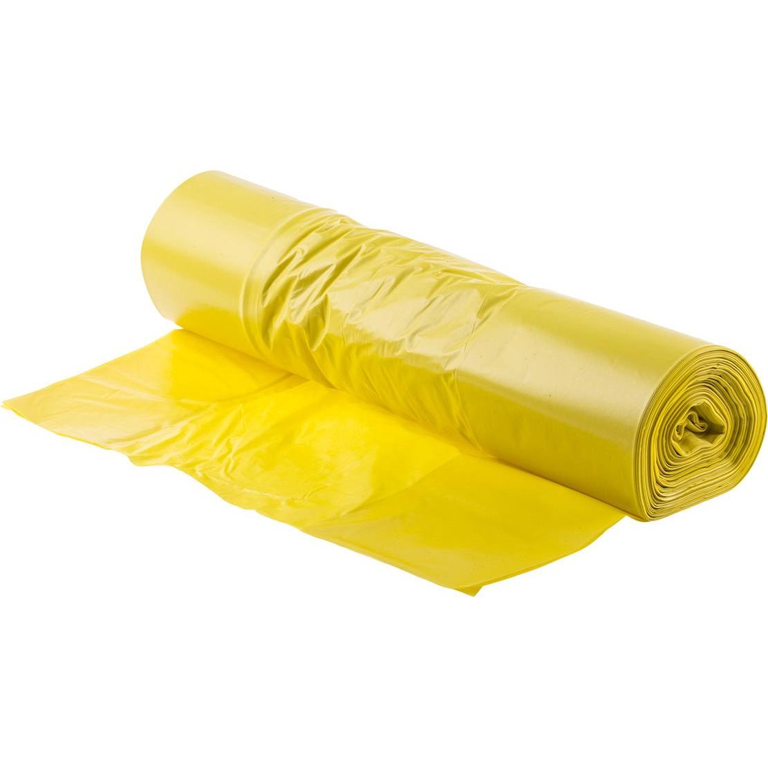 Rs Pro Yellow refuse sack 200 gauge, Abfallsack, Gelb
