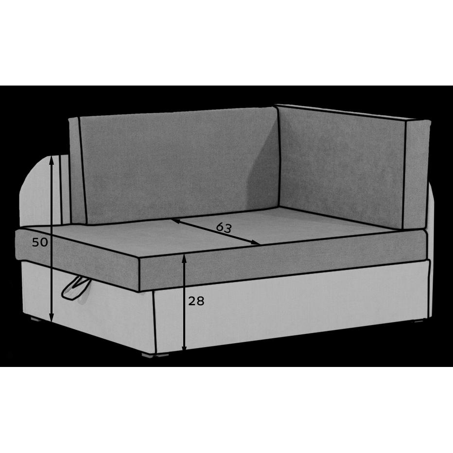 Thumbnail - ELTAP, Sofa, Rosa (2-Sitzer, Bettsofa)
