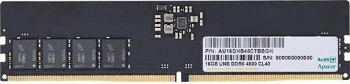 Apacer DDR5 atmintis, 16 GB, 4800 MHz, CL40 (FL.16G2A.PTH) (1 x 16GB, 4800 MHz, DDR5-RAM, DIMM)