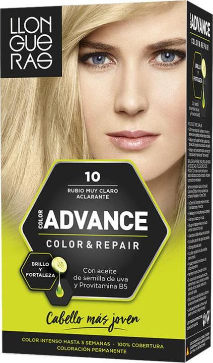 Produktbild Llongueras COLOR ADVANCE #10-rubio muy claro aclarante (10)