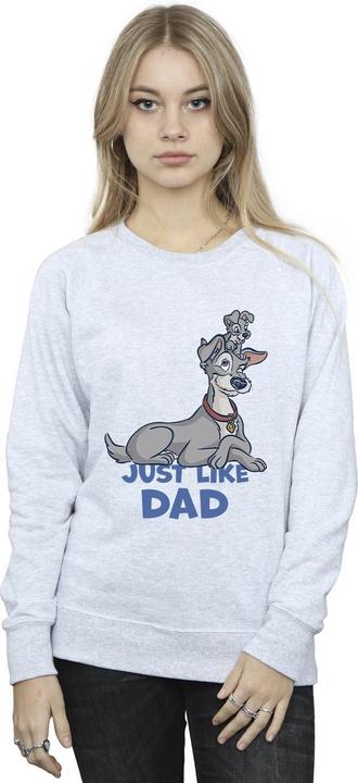 Image du produit Disney - Sweat LADY AND THE TRAMP JUST LIKE DAD - Femme (S)