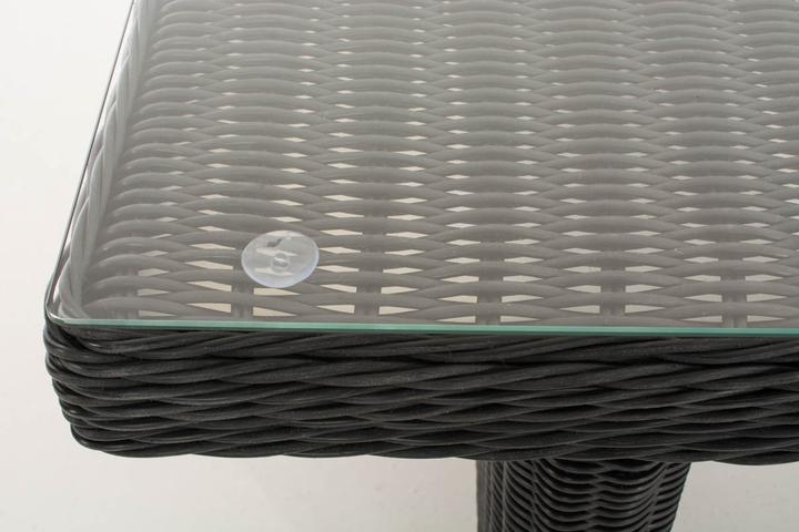 Produktbild CLP Tisch Fisolo/Minari/Bermeo 5mm, schwarz (138 cm)