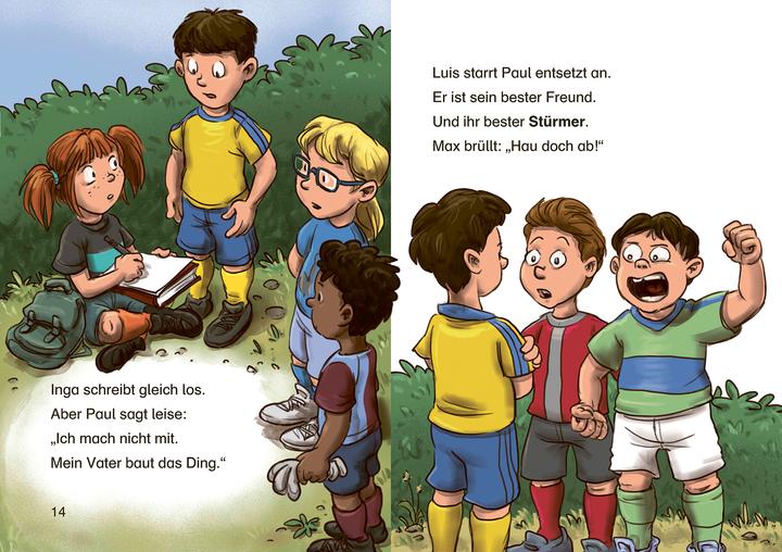 Actual product image Leselöwen 1. Klasse - Das Fussballspiel des Jahres (German, Anna dove, Loewe first readers, Raimund Frey, 2019)