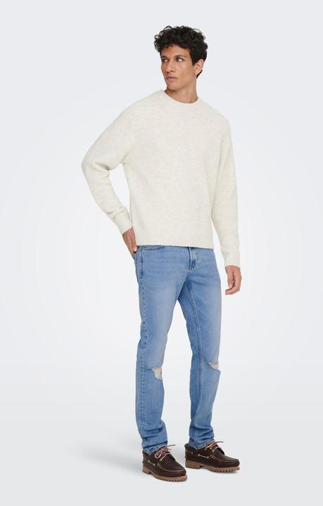 Actual product image Only & Sons ONSLOOM Mid Rise Slim Fit Jeans Slim Fit Jeans (W31/L32)
