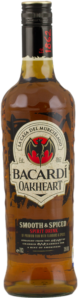 Image du produit Bacardi Oakheart Smooth + Spiced (1 x 70 cl)