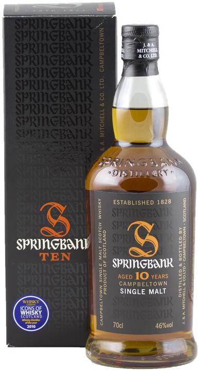 Image du produit Springbank 10 ans (Single Malt, Scotch Whisky, 1 x 70 cl)