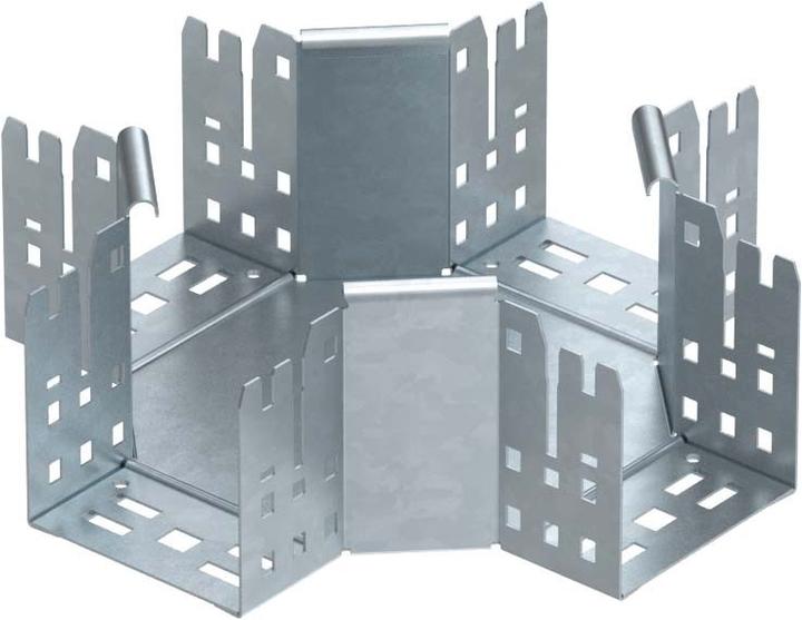 OBO Bettermann OBO RKM 110 FT Croisement avec raccord rapide 110x100 Acier galvanisé à chaud par immersion