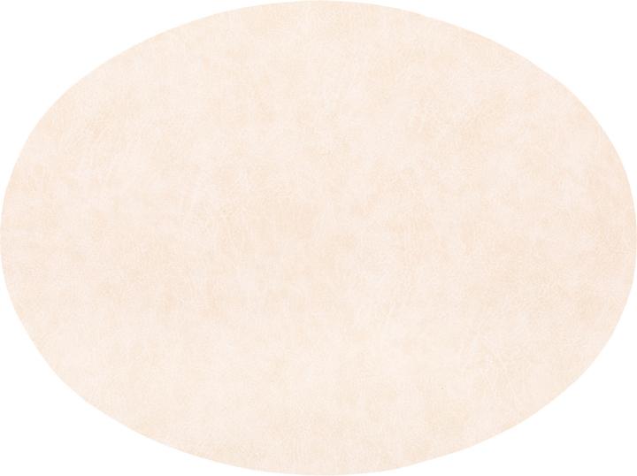 Tiseco ZICZAC TrojaTischset oval creame (1 Stk.)