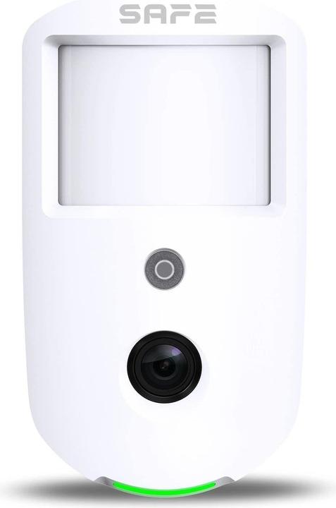SafeHome SAFE Motion Cam (PhOD) weiss / Kabelloser Dual-PIR-Bewegungsmelder mit Fotokamera