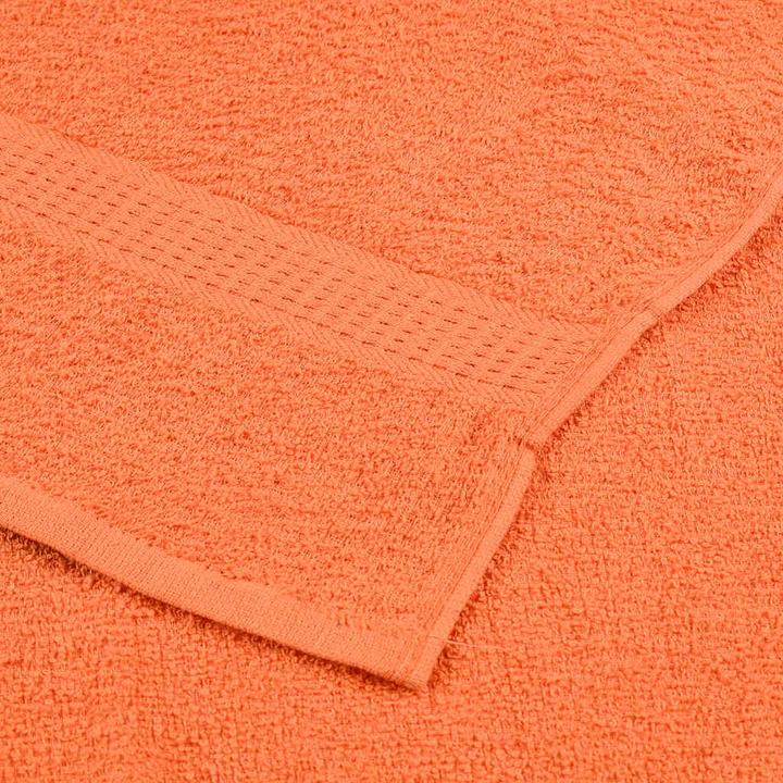 Immagine prodotto vidaXL Asciugamani da bagno 10 pz. Arancione 100x150 cm 360 g/m² 100% cotone Telo doccia (100 x 150 cm)
