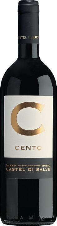 Actual product image Castel di Salve Cento su Cento Primitivo Salento IGT Puglia (1 x 75 cl, 2019)