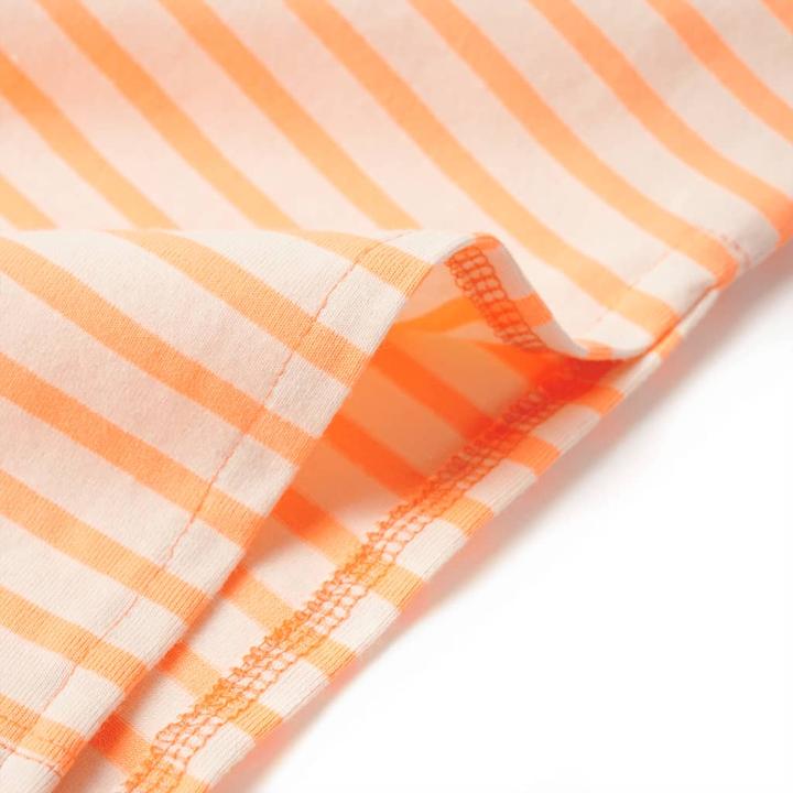 Produktbild VidaXL Kinderrock mit Streifen Gerade Neonorange 128,Material: 95 (128)