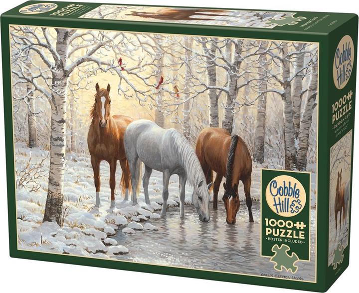 Produktbild Cobble Hill Puzzle 1000 pieces Winter Trio (1000 Teile)