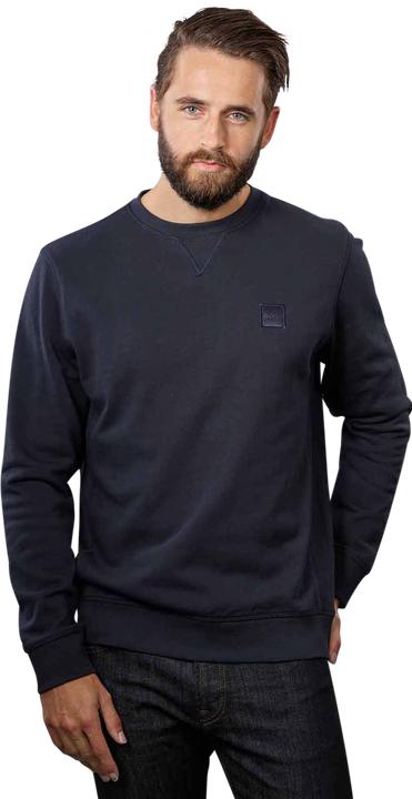 Immagine prodotto Hugo Boss Boss Orange Crew Neck Westart Logo Sweatshirt Dark Blue (S)