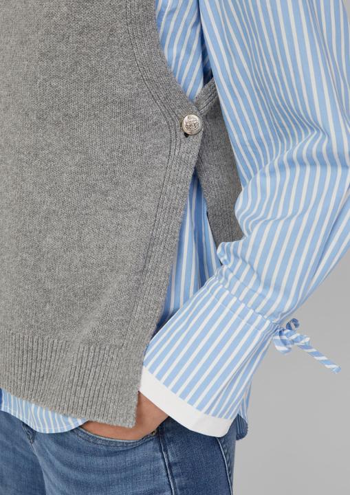 Actual product image s.Oliver Strickpullover Weicher Strickpullunder mit Stehkragen (40)