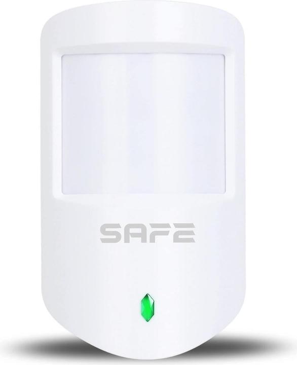 SafeHome SAFE Motion Guard weiss / Kabelloser Bewegungsmelder mit dualem PIR-Sensor