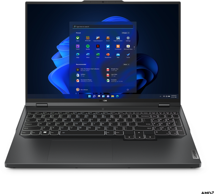 Lenovo Legion Pro 5 16ARX8 (16", AMD Ryzen 7 7745HX, 32 GB, 1000 GB, DE)
