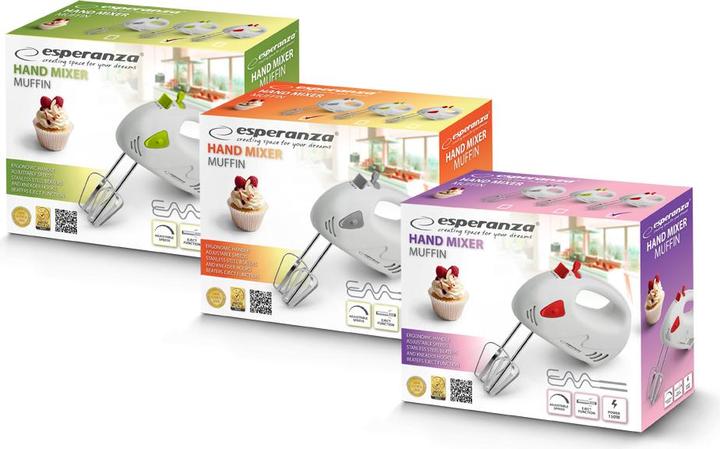 Actual product image Esperanza HAND MIXER MUFFIN 150W (150 W)