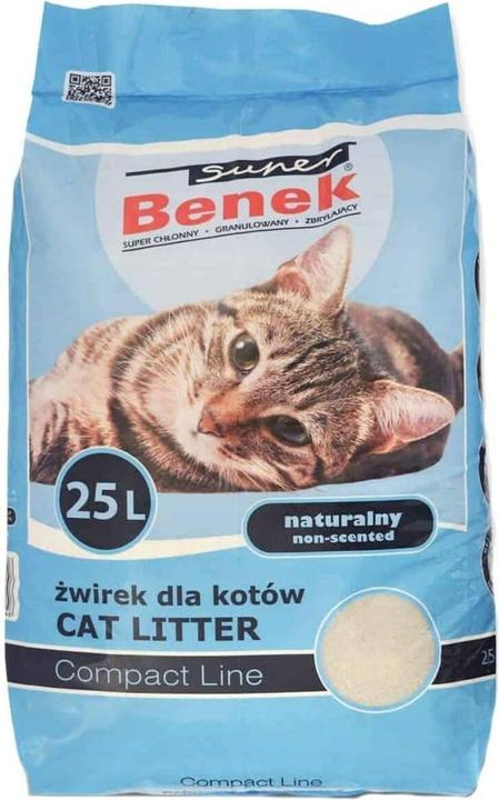 Super Benek Compact Natural 25L Active (Fast absorbing)