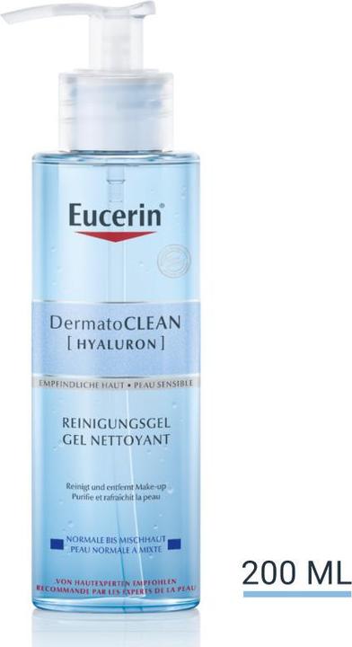 Actual product image Eucerin DermatoCLEAN Cleansing Gel (Cleansing gel, 200 ml)