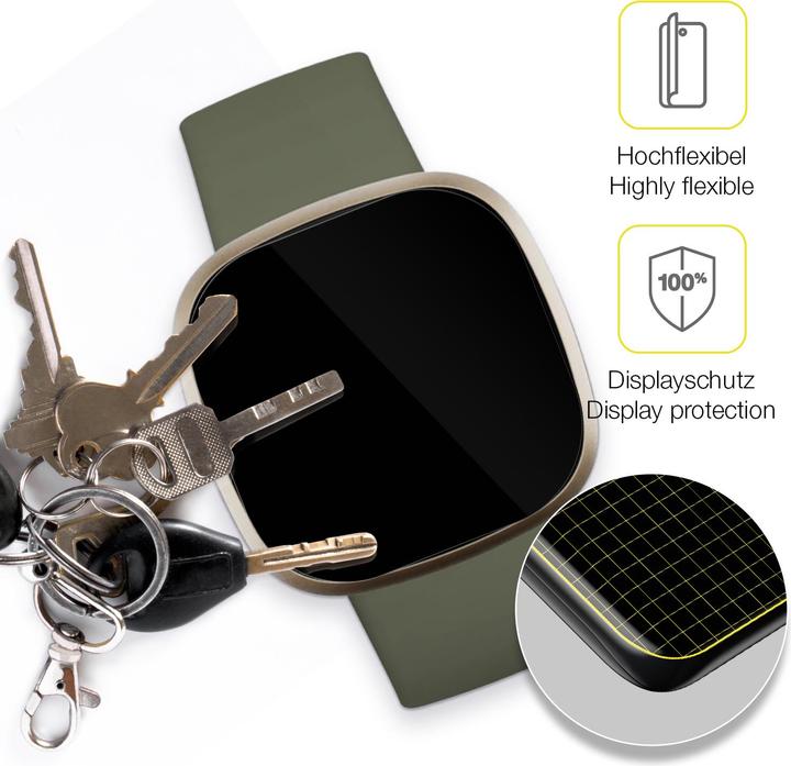 Immagine prodotto Dipos 3D Full-Cover Pellicola Protettiva (Fitbit Versa 3)