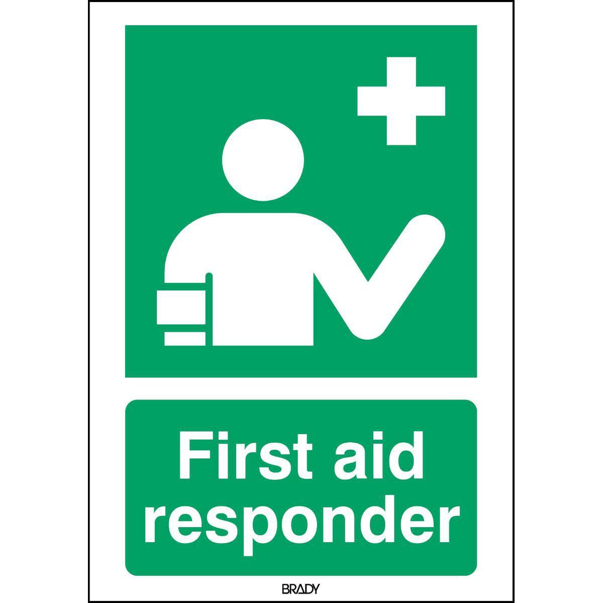 Brady, Etiketten, ISO Safety Sign - First aid