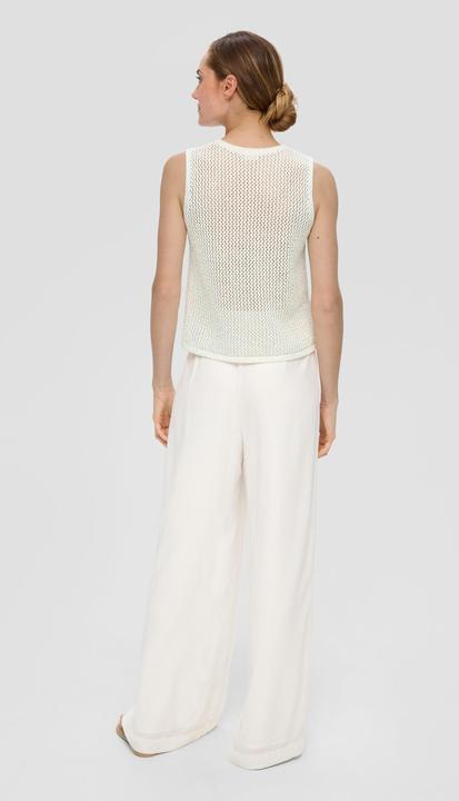 Produktbild s.Oliver Strickpullunder Transparentes Stricktop mit Pailletten (48)