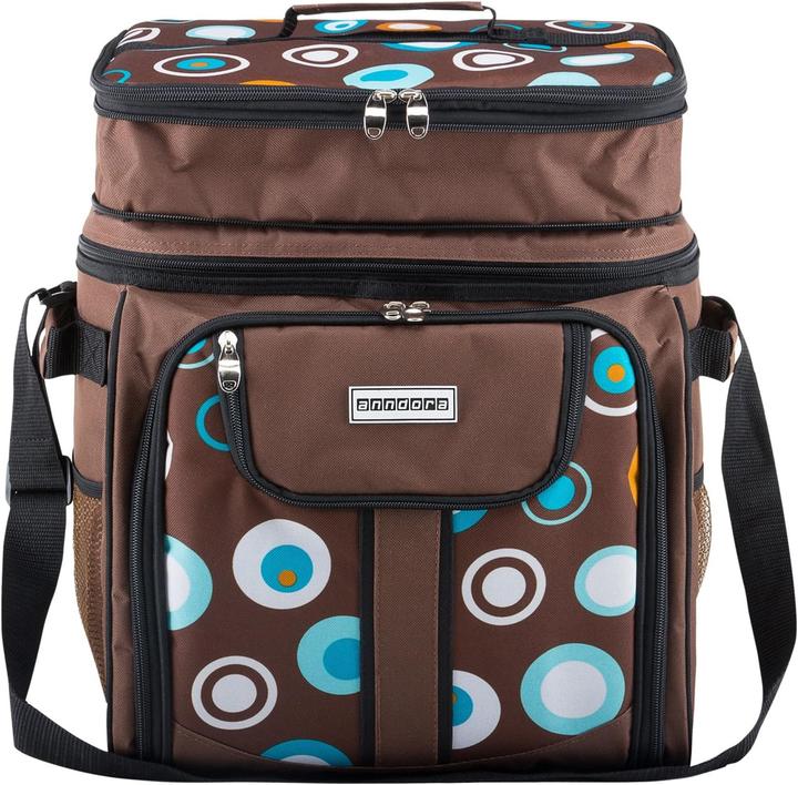 Actual product image Anndora Picknicktasche mit Kühltasche und Zubehör