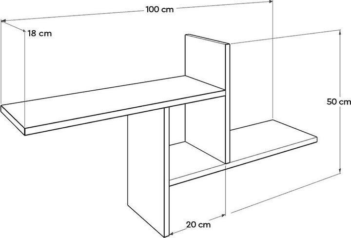 Image du produit Kalune Design Francisco (100 x 50 x 18 cm)