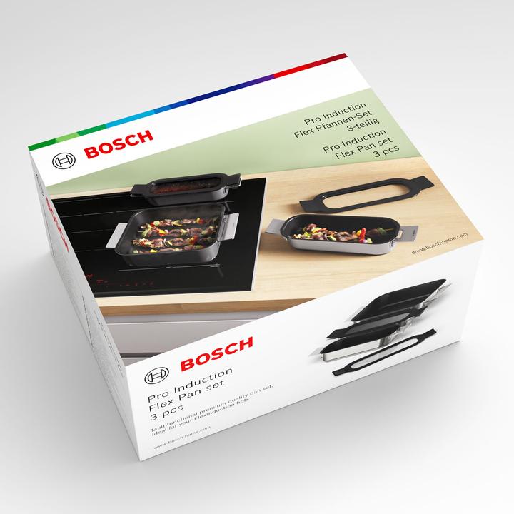 Actual product image Bosch Hausgeräte Cookware set, HEZ9FF030 (Pan set + pot set, Stainless steel)