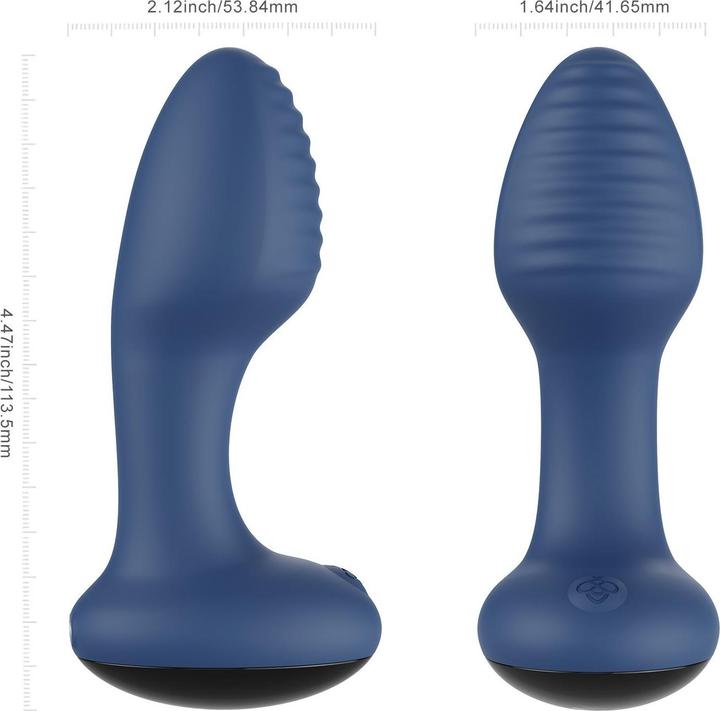 Image du produit Honey Play Box Frenzy Rotating Anal Vibrator Blue