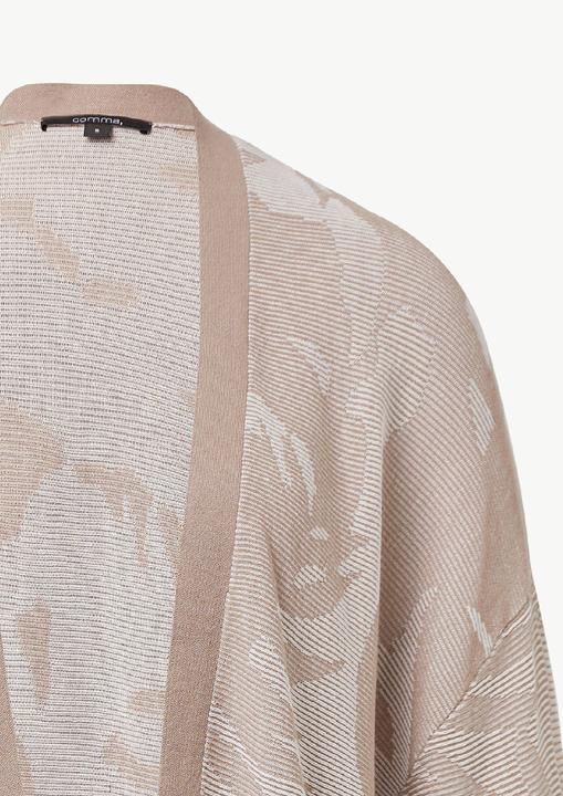 Produktbild Comma Strickjacke Floral gemusterter Cardigan aus Feinstrick (M)
