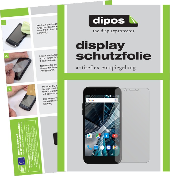 Produktbild Dipos Displayschutzfolie Antireflex (6 Stück, Archos 50 Graphite)