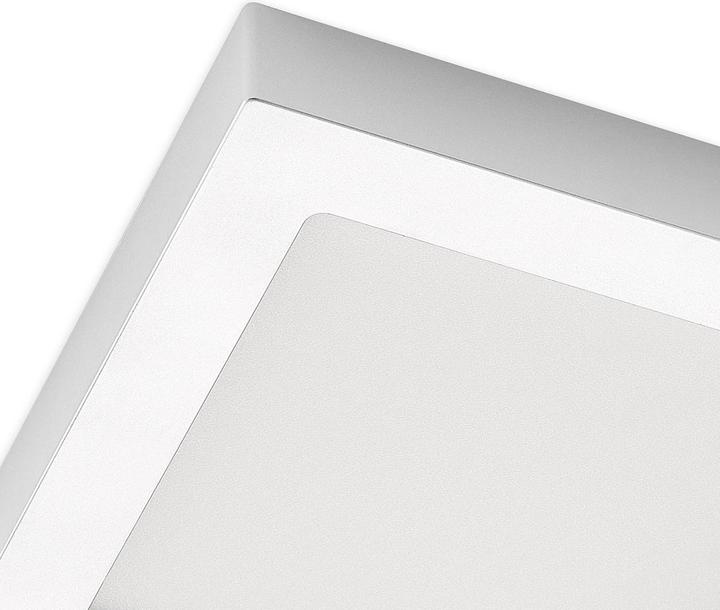 Immagine prodotto Prios Plafoniera Alette LED, argento 22,7 cm 24W (1740 lm)