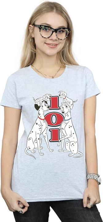 Actual product image Disney Womens/Ladies 101 Dalmatians Family Cotton T-Shirt (XXL)
