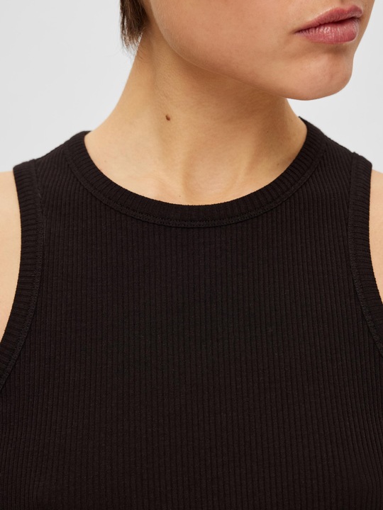 Actual product image Selected Femme Ribbed tank top (XXL)